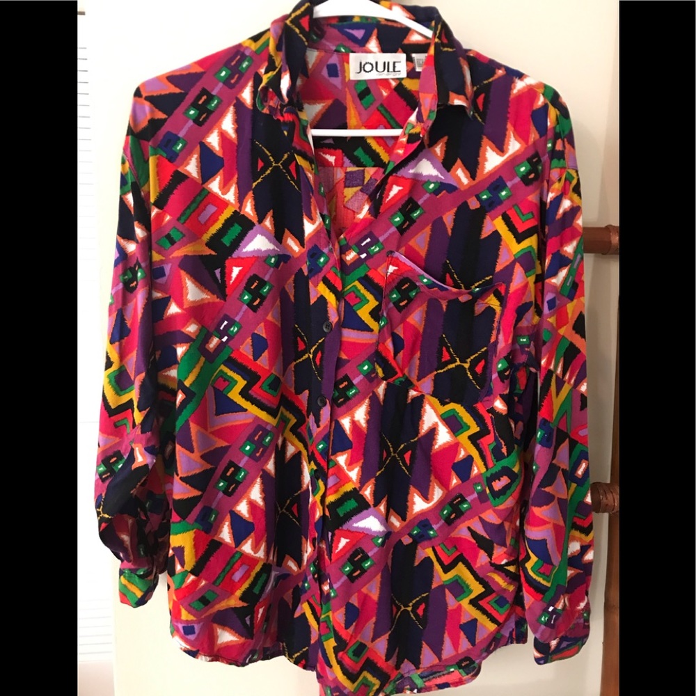 JOULE ENERGY VINTAGE RAYON MEDIUM BLOUSE